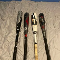 Baseball Ussa/bbcor Bats For Sale 50$-80$