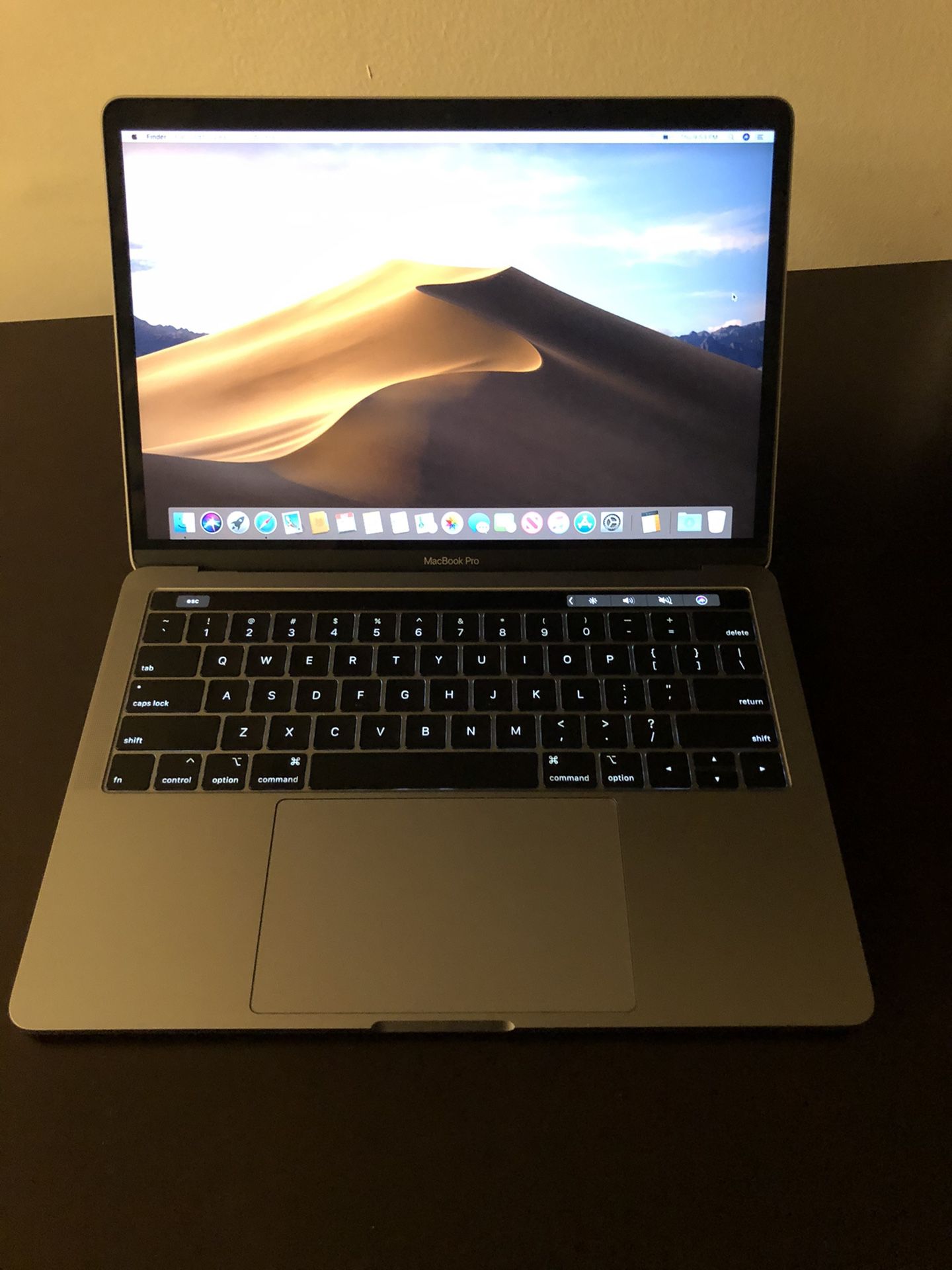 2018 MacBook Pro Space Gray 13-inch Touch Bar