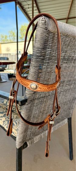 Western Leather Horse Bridle Headstall