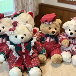 Vintage DanDee Christmas HolidayBears