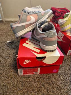 Pink/Grey Nike Dunk Low