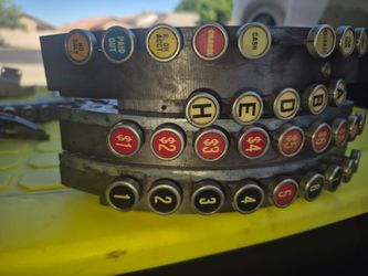 Antique National Cash Register Key Buttons