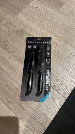 🔪 Sharper Image 4-Piece Knife Set with Sheaths