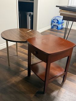 Two side tables