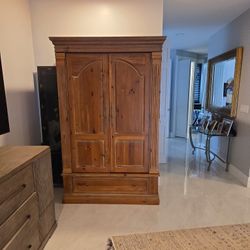 Wardrobe Armoir Closet  with TV storage