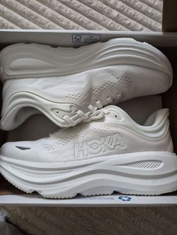 Hoka, White Shoes, 7.5D Men