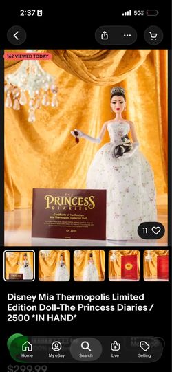 Princess diaries  doll an diary