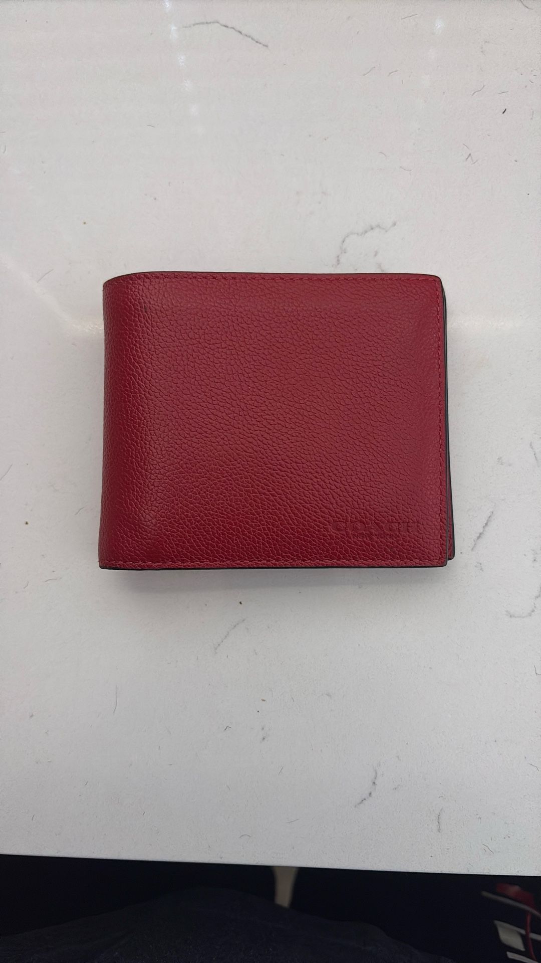 Red Coach Wallet