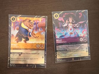 Disney Lorcana Belle and Beast Disneyland Promo Quest