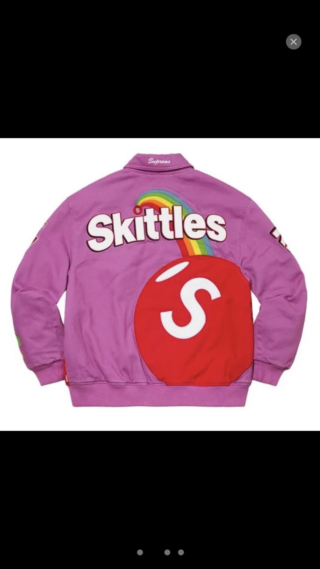 Supreme Supreme -Skittles - Mitchell & Ness Varsity Jacket for 