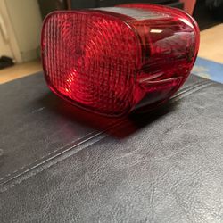 Taillight off a Harley Davidson fatboy