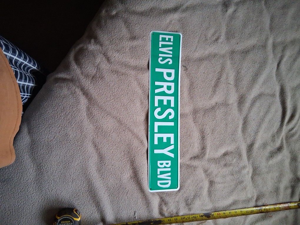 Elvis Presley Street SIGN...NEW
