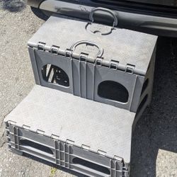 Foldable Dog Stairs For Car 