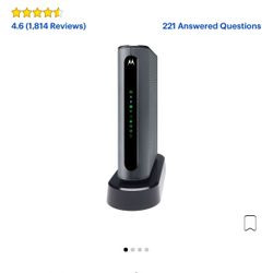 Cable Modem/WiFi Router Combo