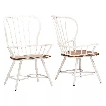 Ivory Wingback Dining Chair (2 chairs)