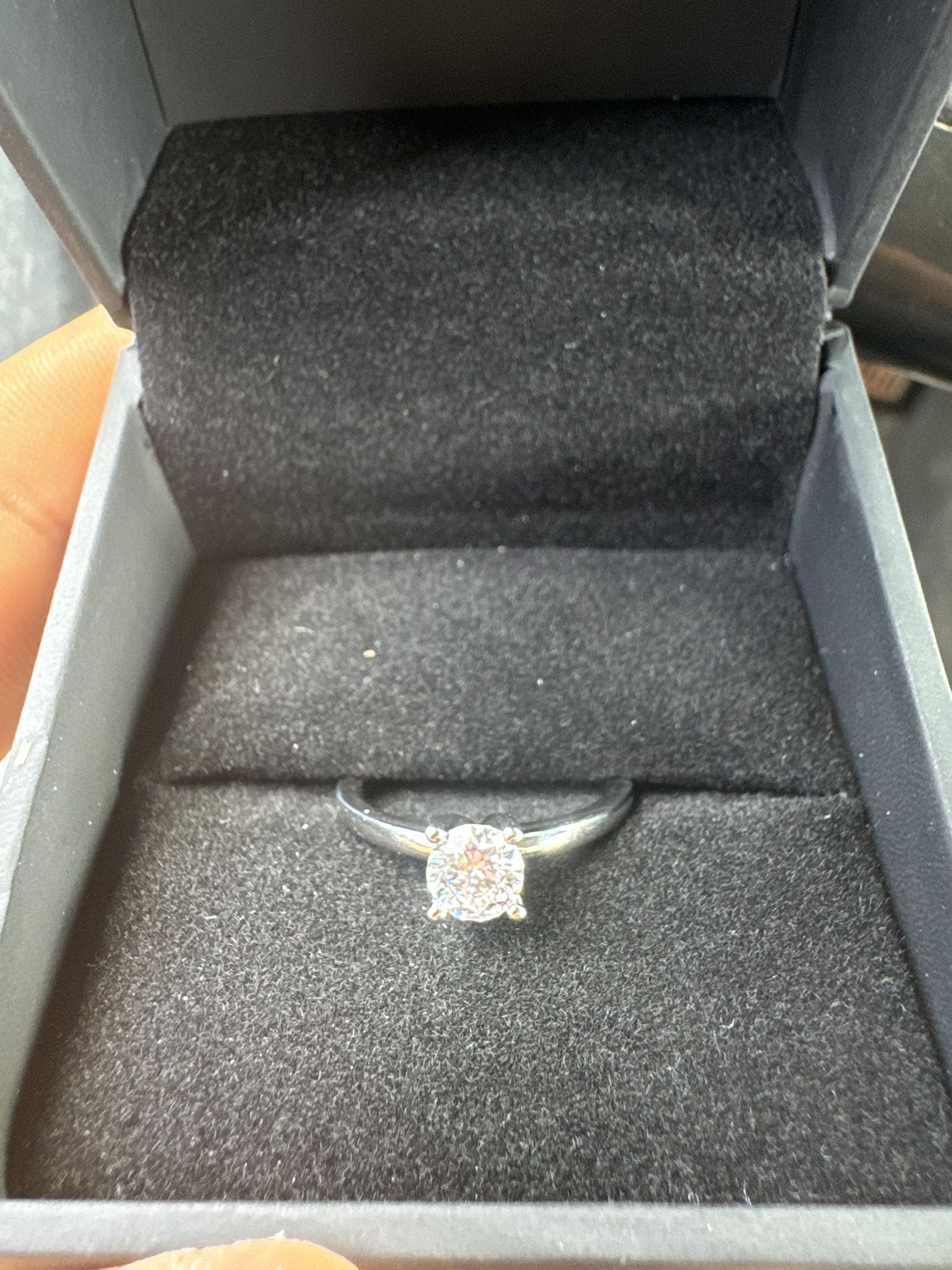 Kay’s 14 Kt White Gold Lab Grown Diamond Ring