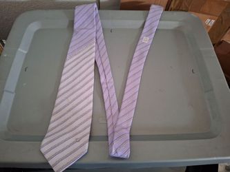 Purple Versace Tie Strip Pattern In Geometical Line