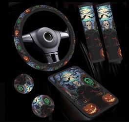 Halloween Horror Car Accessories Set