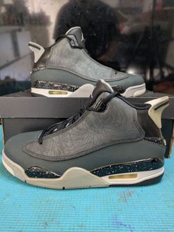 Jordan Dub Zero Classic Charcoal Black Gray 311046-004 Sneaker Men's Size 8.5