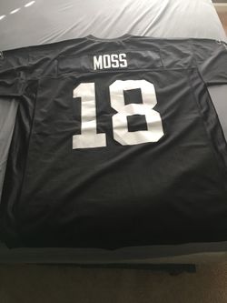 Randy moss raiders jersey