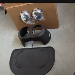 WeatherTech Double High Pet Feeding System - Elevated Dog/Cat Bowls 