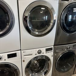 LG washer and dryer set electric with warranty