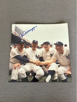 Joe DiMaggio Autographed picture