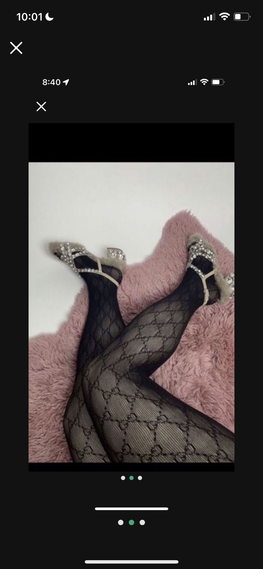 GG Fishnet Tights 