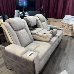 Ashley Power Reclining Sofa 