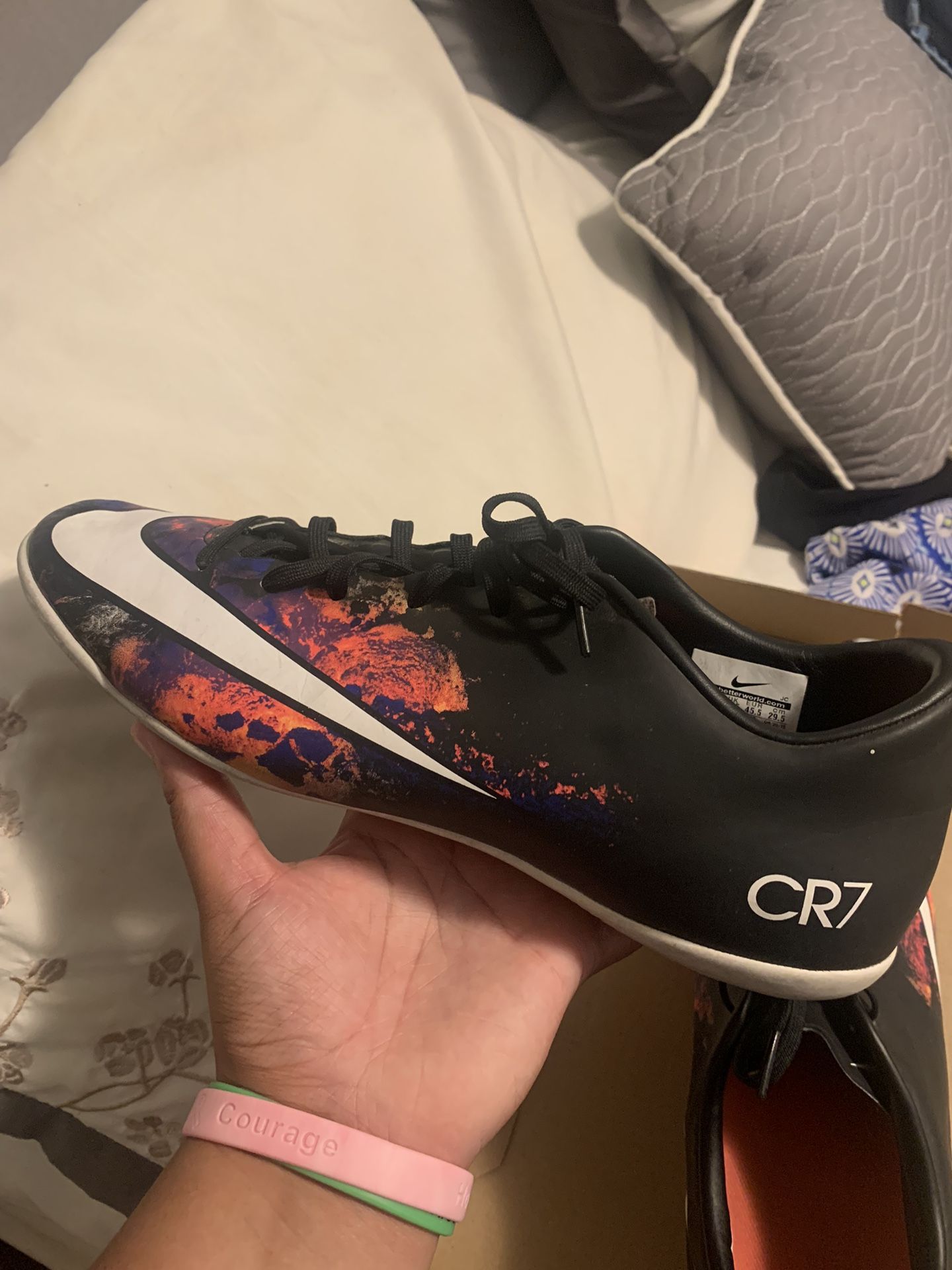 Nike Mercurial Victory V CR7 Black/Crimson Soccer Shoes