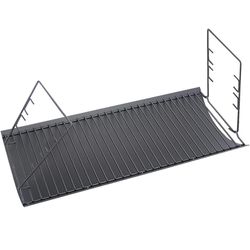  BBQ Charcoal Ash Pan Replacement With 2 PCs Grate Hangers