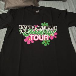 That’s A Awful Lot of Jokes Up Tour T-Shirt Small – Black – Brand New