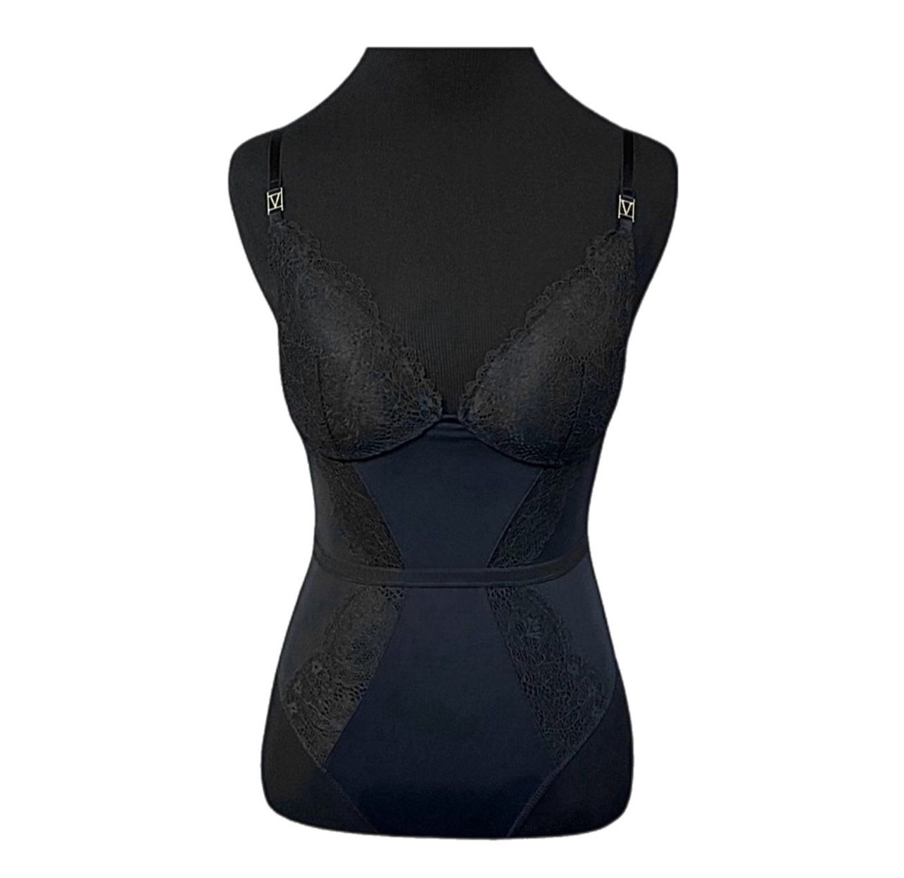 LIKE NEW! Victoria’s Secret Black Corset Teddy