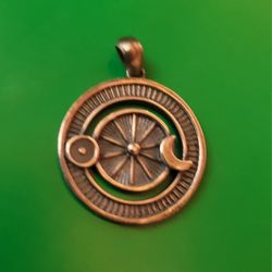 Flyow 925 Sun Moon Pendant