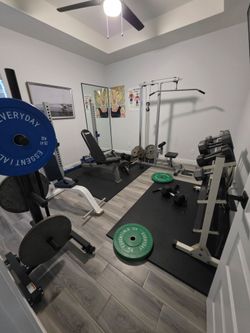 Home gym weights , workout machines
