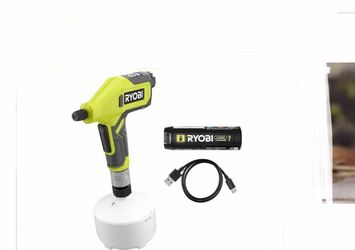 RYOBI USB Lithium Cordless Compact Sprayer with 2.0 Ah Battery and Charging Cable
