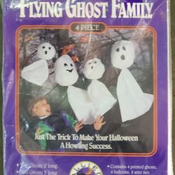Allied Halloween FunPak 3 Pc Decorations Banner Pumpkin Lawn Bag Ghost Flying...