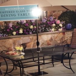 Garden Glass Table