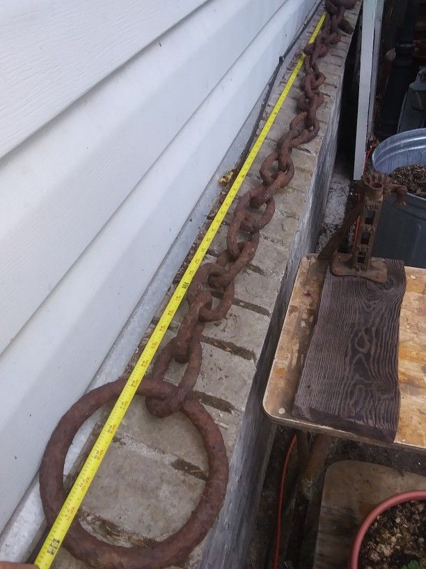 Antique Logging Boom Chain