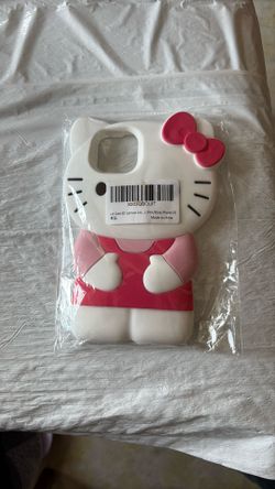 Hello Kitty silicone  Phone Case For Iphone 13 or iPhone 14