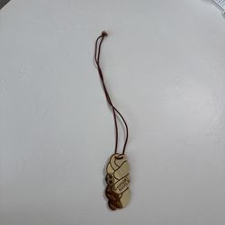 SHABBART MIRRORED CHALLAH NECKLACE