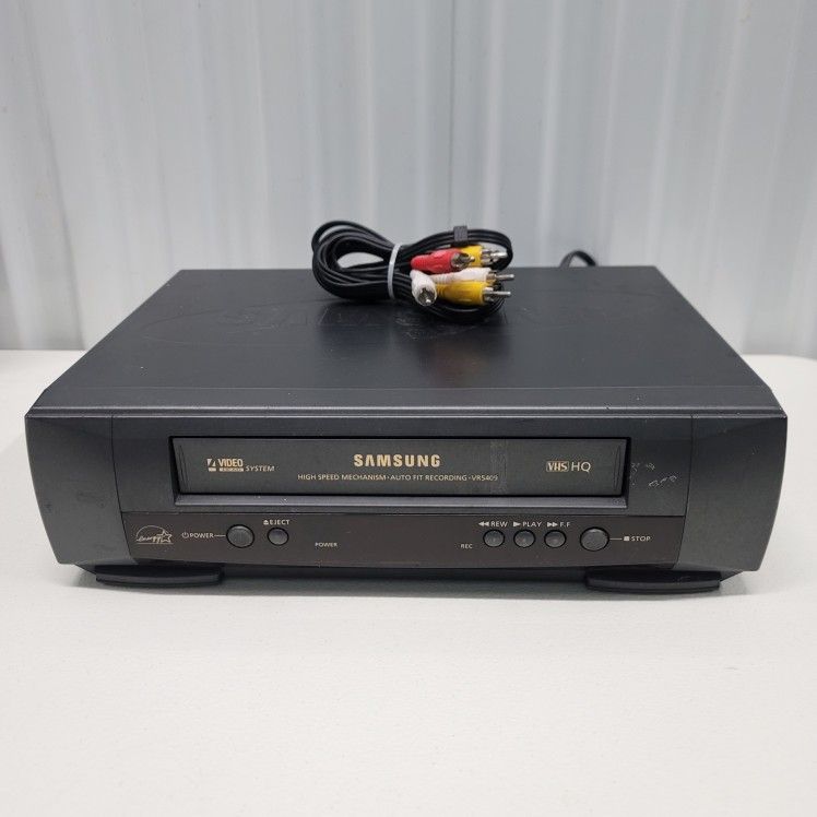 Samsung VR5409 VHS HQ Player Recorder 4 Head *No Remote!* Works!