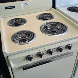 Apartment size electric stove.