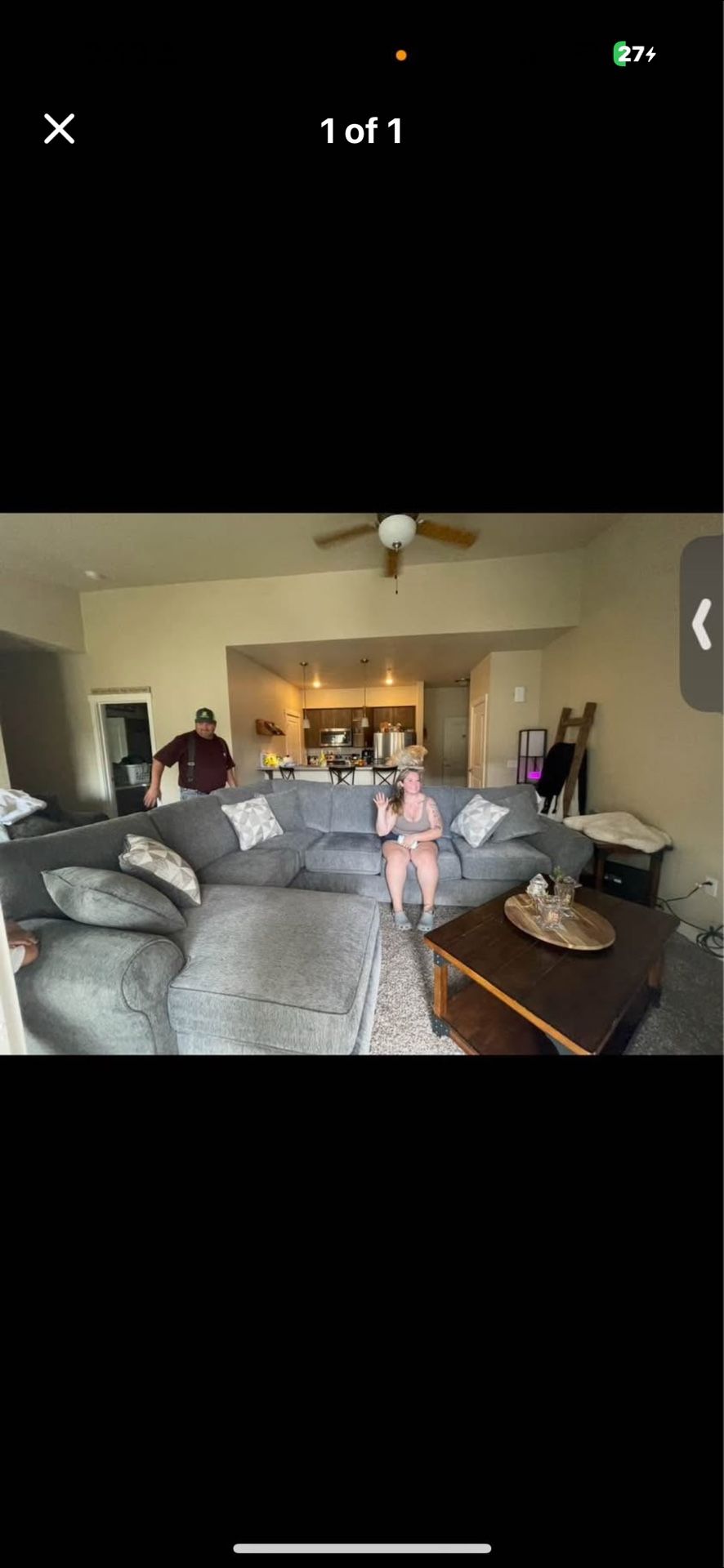 Grey Sectional Couch