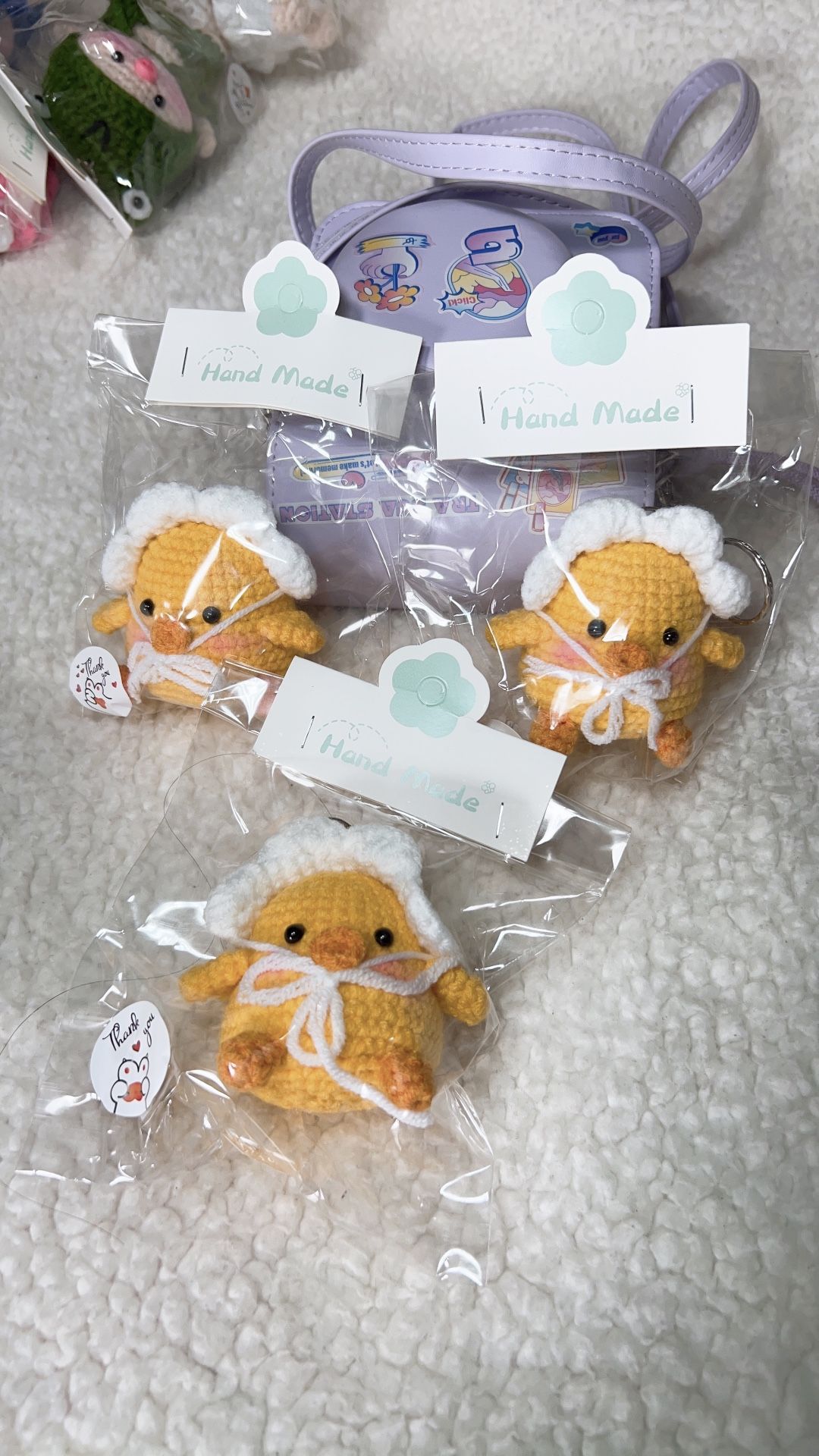 Cute Handmade Crochet Keychain