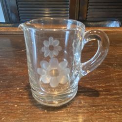Vintage Cut Glass Creamer
