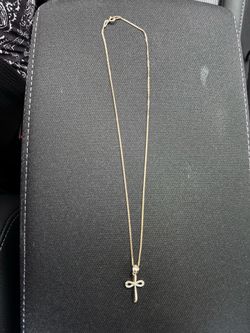✨ 10K Italian Gold Ankh Cross Necklace | Cadena de Oro Italiano 10K con Cruz Ankh ✨