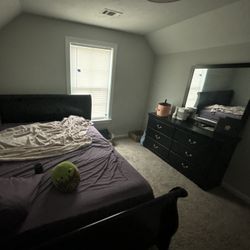 Bed Frame + Dresser/Mirror