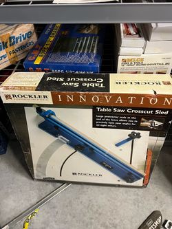 Rockler Table saw Crosscut Sled