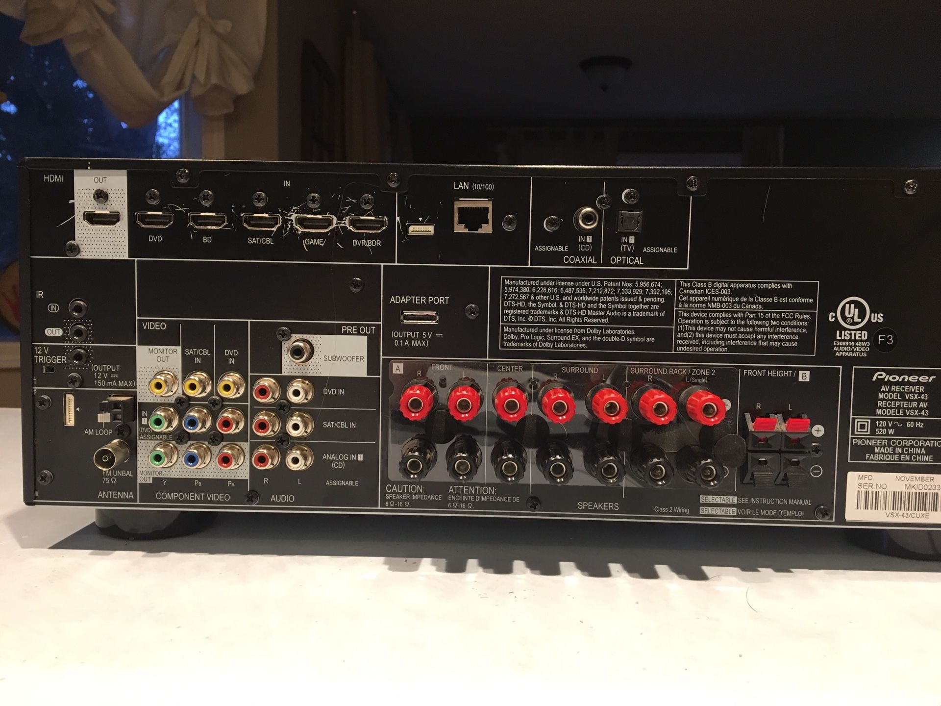 Pioneer VSX43 AV Receiver for Sale in Keizer, OR OfferUp